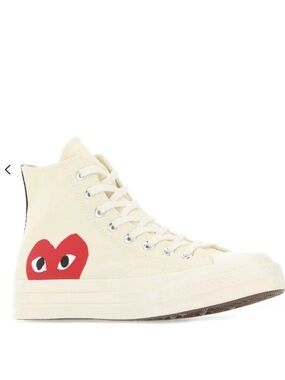Comme des Garçons Play X Converse Chuck 70 Lace-Up Sneakers High-Top M10/W12